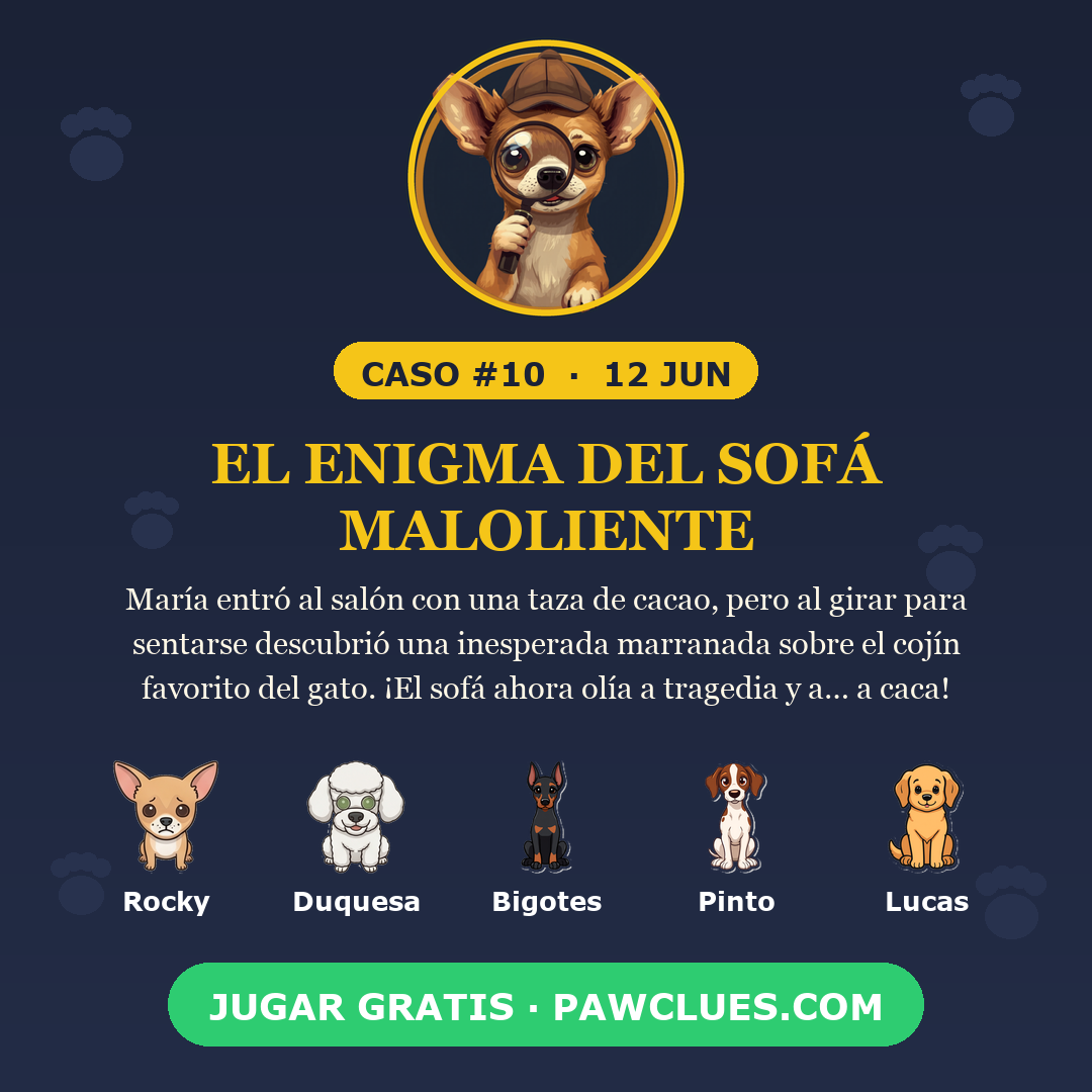 El enigma del sofá maloliente