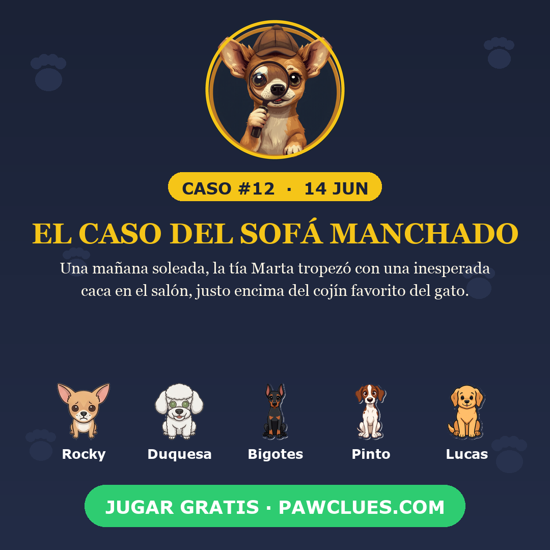 El caso del sofá manchado